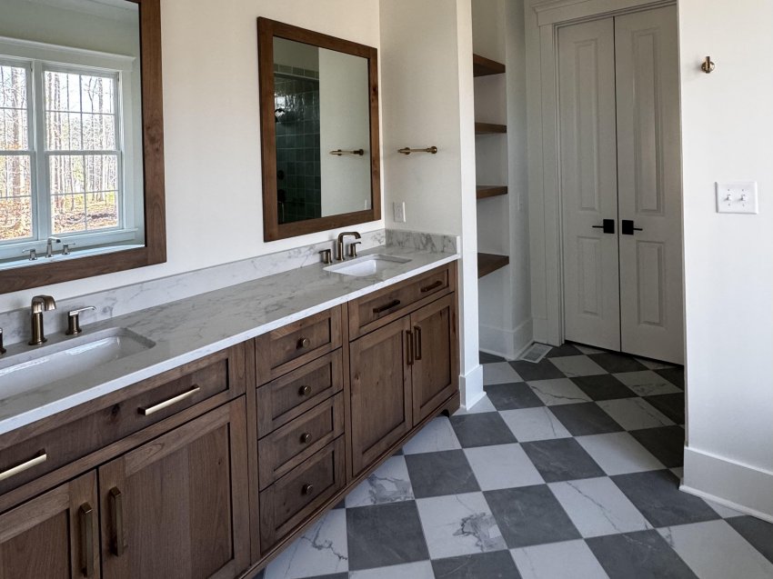 Photo Custom Bath Bathroom Winston-Salem Alan Fletcher Construction