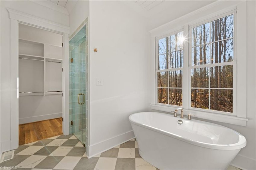 Photo Custom Bath Bathroom Winston-Salem Alan Fletcher Construction